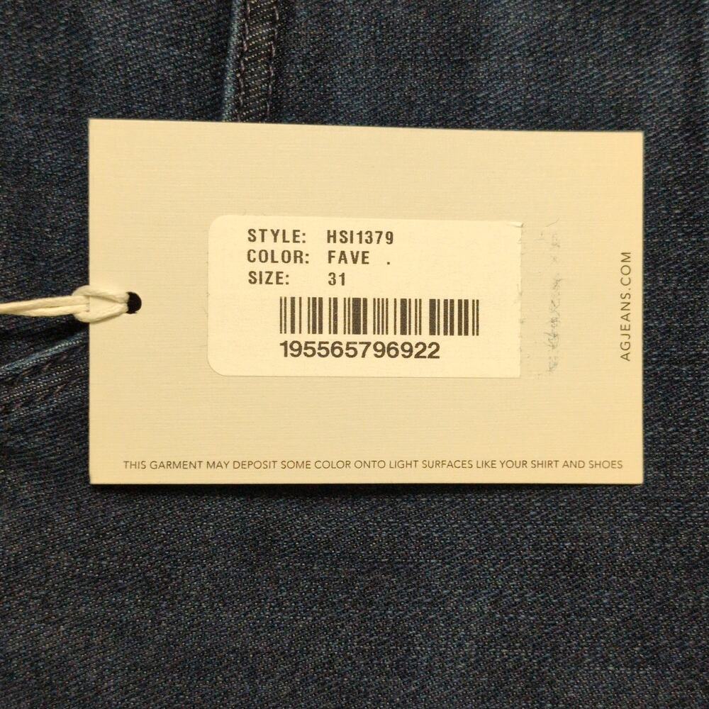 AG Farrah High Rise Skinny Cloud Soft Denim Jeans Fave (Blue, Indigo) Size 31 - Picture 14 of 15
